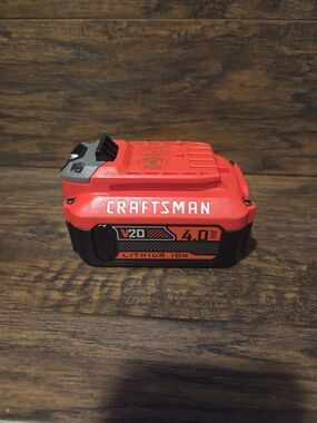 Craftsman V20 4.0Ah Lithium Ion Battery Pack - Red